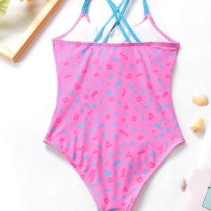 Girls' Printed Swimsuit