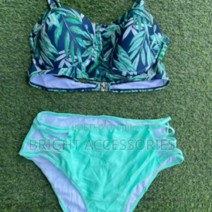 Leaf Print Bikini Set